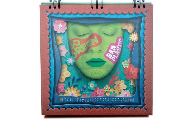 Sona Papers launches calendar with a green theme